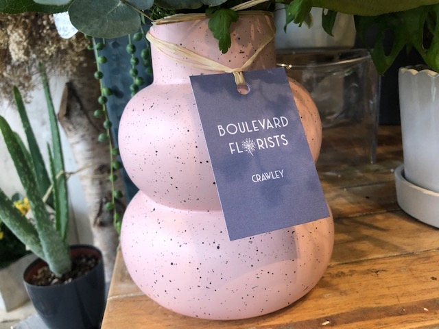 Pinky pastel vase