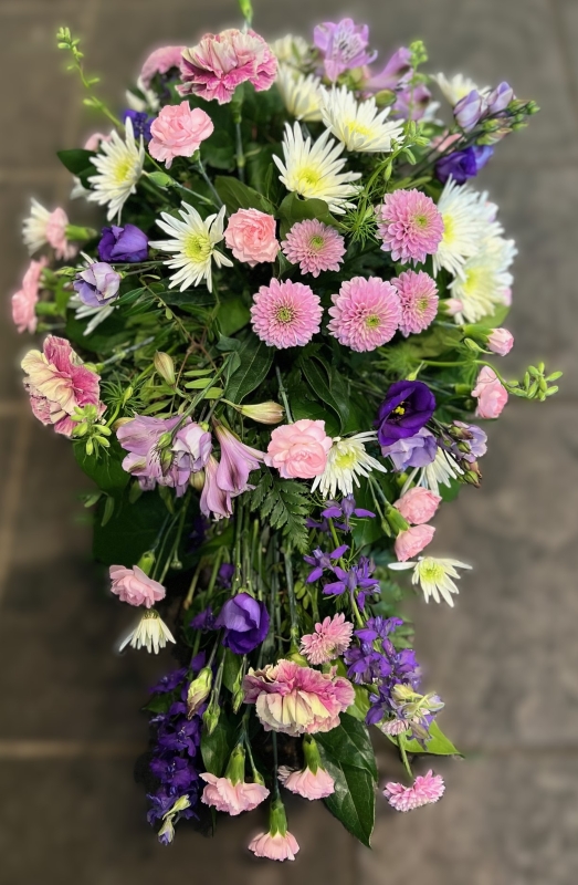 Pink, White and Lilac Spray