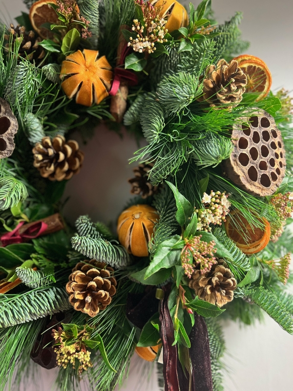 Festive Spice Door wreath