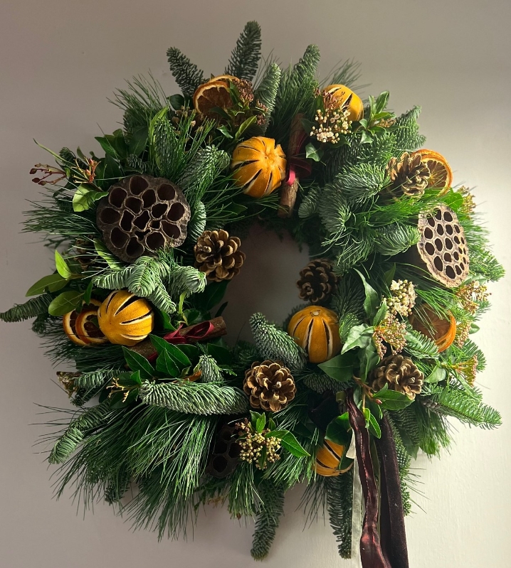 Festive Spice Door wreath