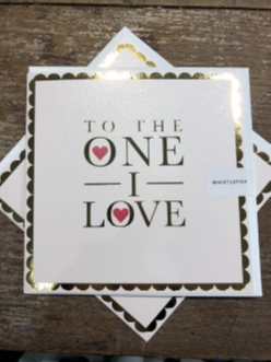 To the one I love card
