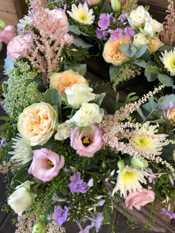 Pastel open heart