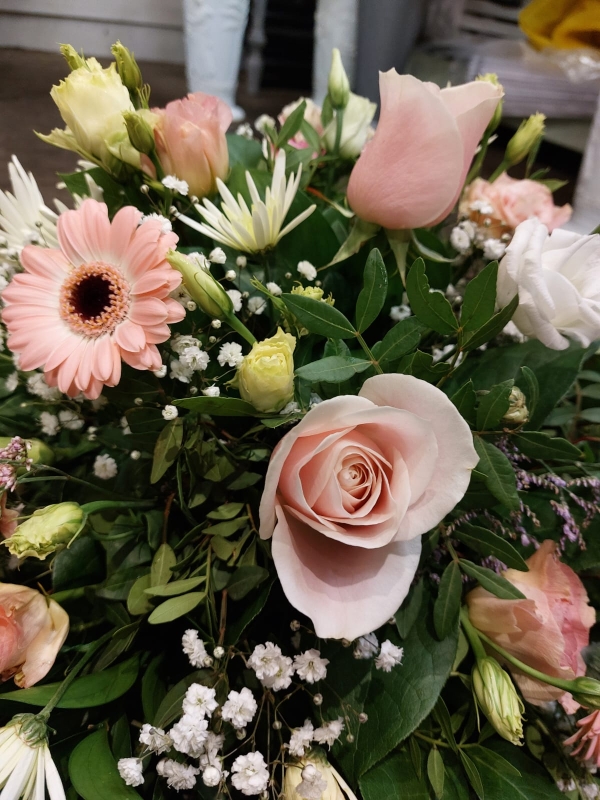 Classic Posy Pink and Whites