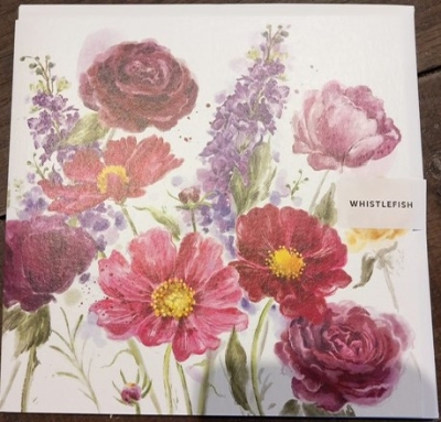 Red flowers  generic card