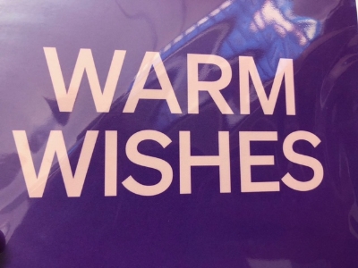 Warm wishes card
