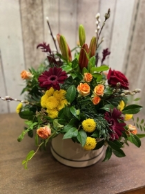Autumn Leaves Hatbox