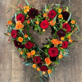 Autumn Rustic heart