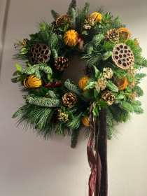 Festive Spice Door wreath