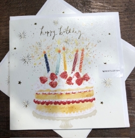 Happy Birthday  Cake card