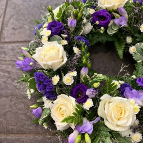 Lavender Blues Wreath
