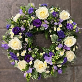 Lavender Blues Wreath