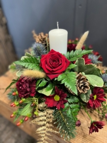 Noel candle table arrangement