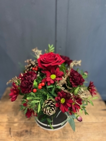 Petite Christmas hatbox