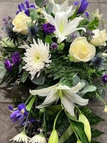 Purple and White  Tied sheaf